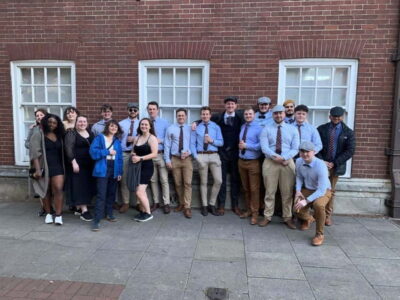 Birmingham Slogging Gang Evening Walking Tour with Pub Stops - Starting Outside Apple Birmingham With Edward Shelby’s Peaky Blinder Look