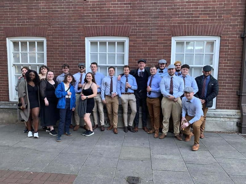 Birmingham Slogging Gang Evening Walking Tour with Pub Stops - Starting Outside Apple Birmingham With Edward Shelby’s Peaky Blinder Look