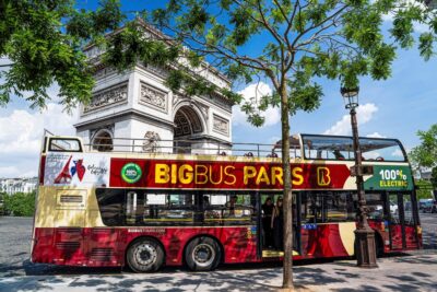 From London: Paris Tour with Sightseeing Bus & Lunch Cruise - First hour in Paris: a hop-on hop-off bus for orientation and flexibility