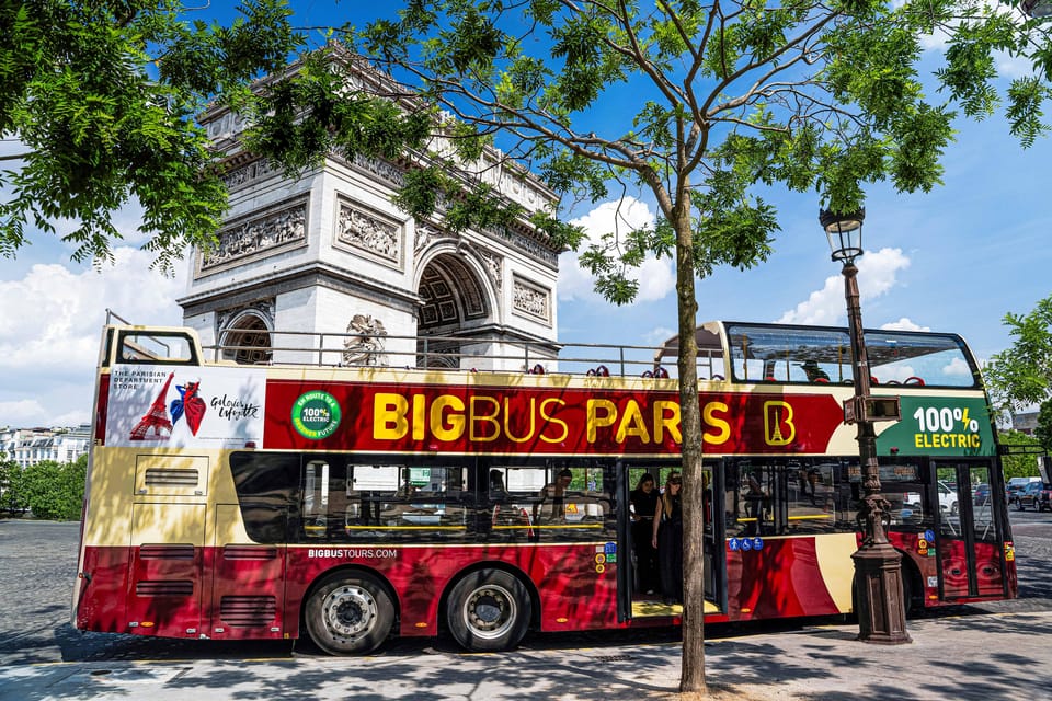 From London: Paris Tour with Sightseeing Bus & Lunch Cruise - First hour in Paris: a hop-on hop-off bus for orientation and flexibility