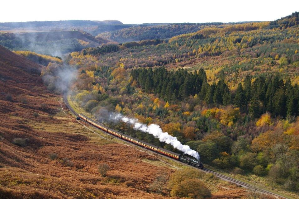 From London: The North York Moors with Steam Train to Whitby - Byland Abbey and Wass Bank: how the moors tour sets the tone