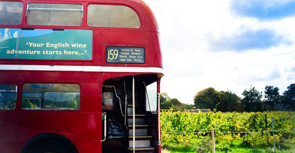 From London: Vintage Bus Wine Tour with Return Train Tickets - Second Vineyard Visit: Free Time, Shopping, and Another Guided Tasting