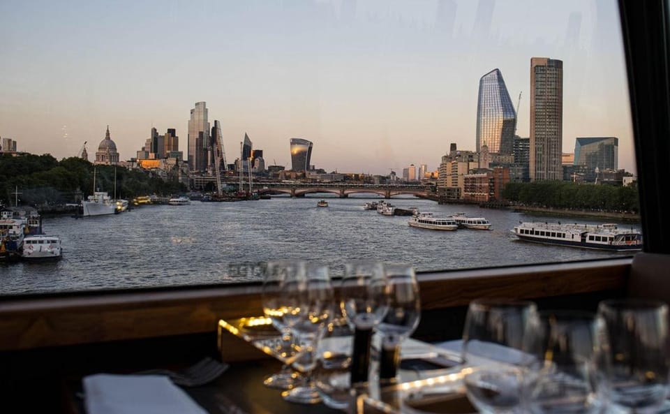 Gastronomic 6-course fine-dining dinner on Luxury London Bus - Starting at 25 Victoria Embankment: your pickup and first decisions