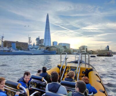 London: 20-Minute Tower RIB Blast from Tower Pier - The Shard and HMS Belfast: quick looks, smart timing