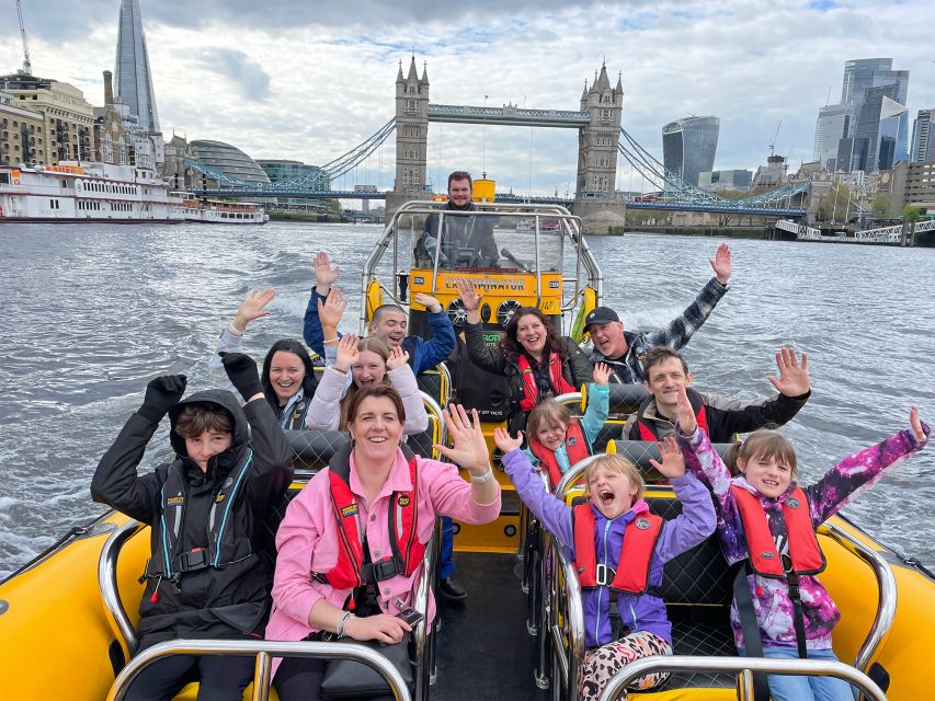 London: 70-Minute Thames Barrier Speedboat Tour - Through history at speed: HMS Belfast, Tower of London, and Tower Bridge