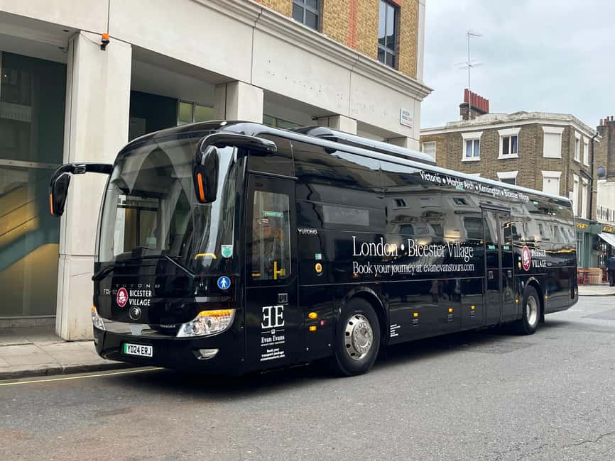 London: Bicester Village Shopping Day Trip with Coach Ride - Coach ride comfort: what’s included and what that changes for you
