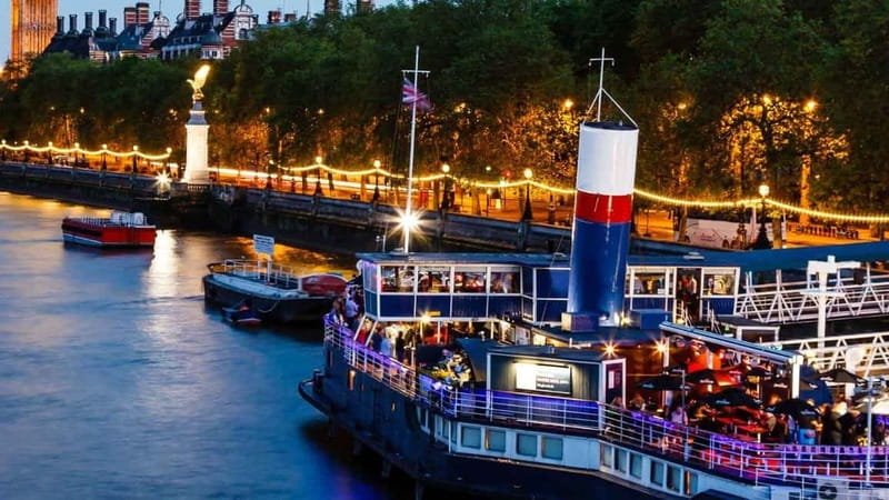 London: Boat Show Comedy Club Experience - Tattersall Castle: the floating venue with city views