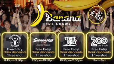 London : Central London Bar Crawl with discounts on drinks - How the wristband discounts work for your money