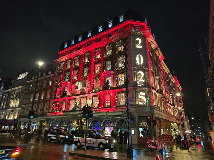 London: Christmas Lights Guided Walking Tour - Key things you’ll notice on this lights tour