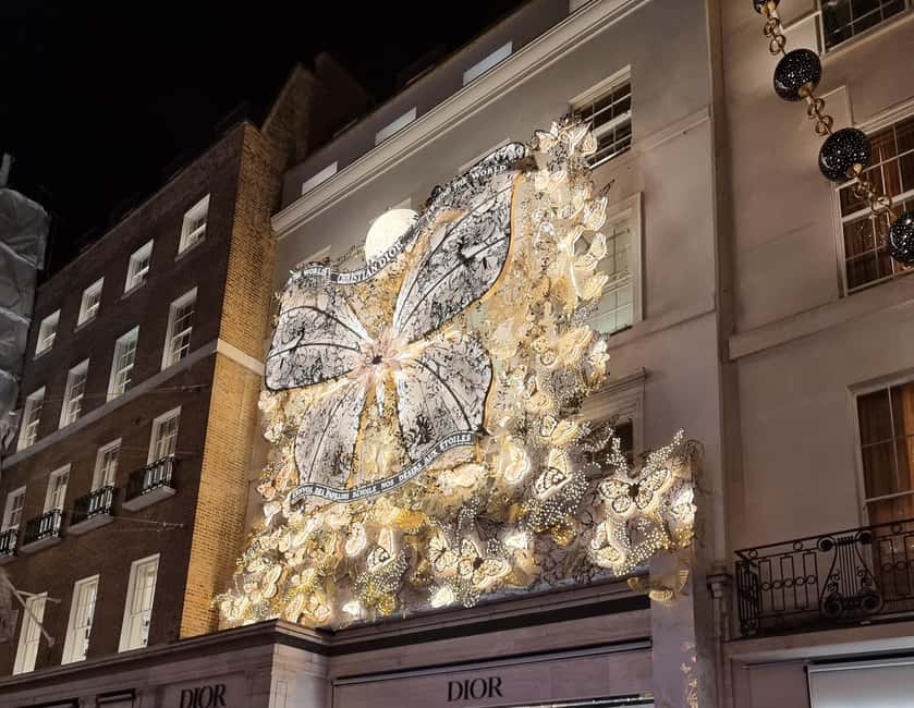 London: Christmas Lights Guided Walking Tour - Optional upgrade: Winter Wonderland entry, Real Ice Slide, and Bavarian Village dinner