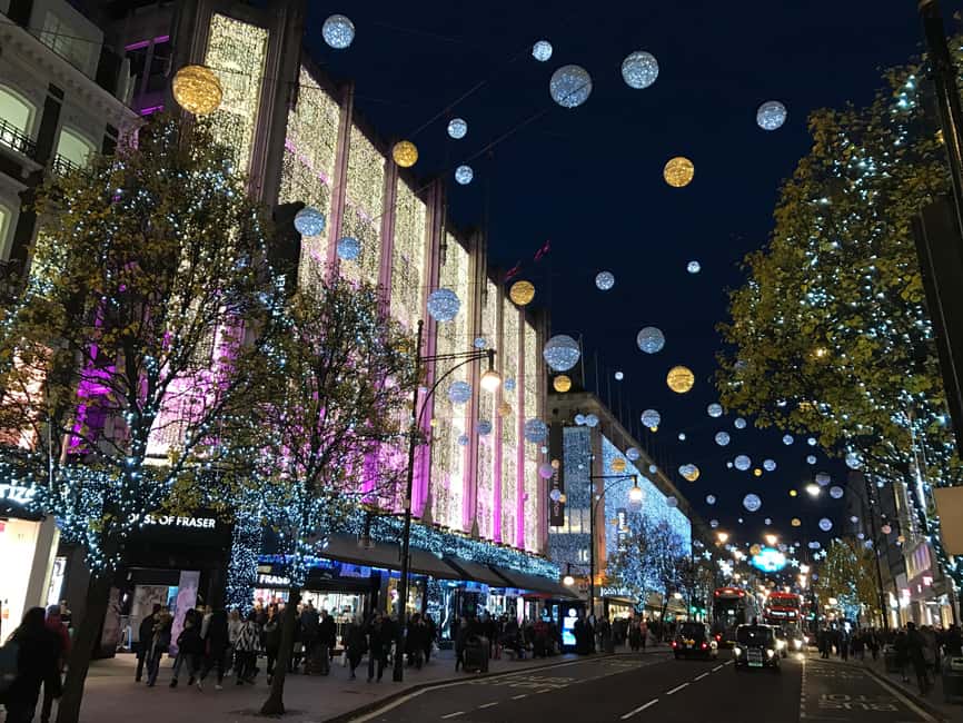 London Christmas Lights Open-Top Bus Tour. 2025 Early Bird - Why a one-hour Christmas lights bus tour works in London