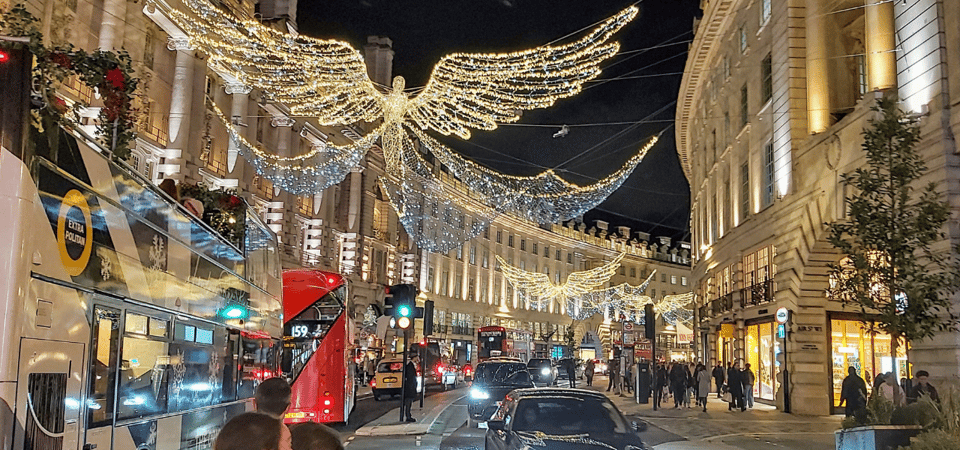 London: Christmas Lights Self Guided Walking Tour - Leicester Square to Piccadilly Street: Market Lights With a Fun-Story Mood