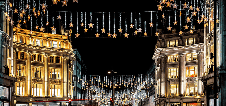 London: Christmas Lights Self Guided Walking Tour - Bond Street and Regent Street: Elegant Lighting for a More Polished Feel