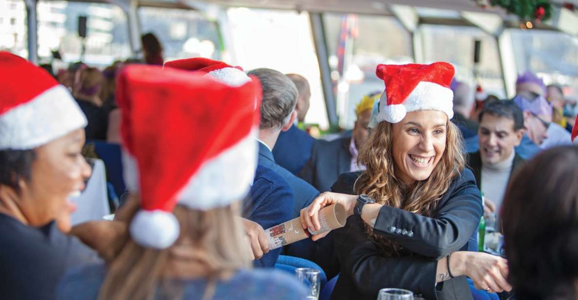 London: Christmas Party Lunch Cruise - A 3-hour Thames Christmas lunch that feels like a plan