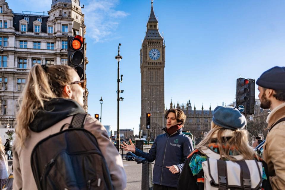 London: Churchill War Rooms Ticket & Landmarks Guided Tour - The walking route: Big Ben, Houses of Parliament, and Westminster Abbey views