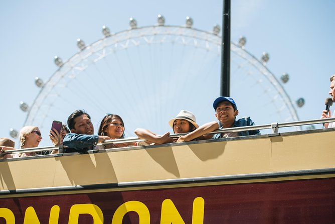 London Eye Fast-Track Ticket with Hop-On Hop-Off Tour and River Cruise - Hop-on hop-off route: from Marble Arch to the Tower area