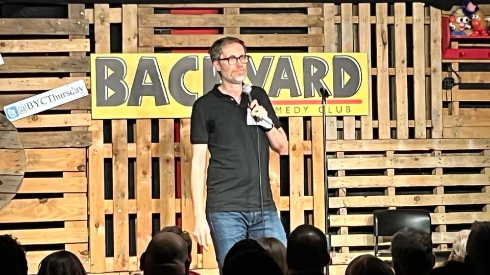 London: Friday Night at The Backyard Comedy Club - How the night runs: 6:00pm openings to 10:30pm comedy finish