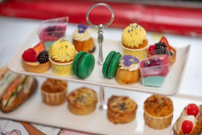 London: Gin and Afternoon Tea Bus Tour with Audio Guide - Brigit’s Bakery Afternoon Tea: Savories, Cakes, and Scones With Jam and Cream