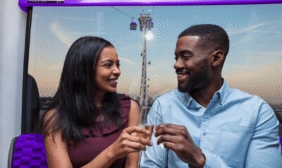 London: IFS Cloud Cable Car Champagne Experience - Getting to Greenwich Peninsula and where your drink really starts