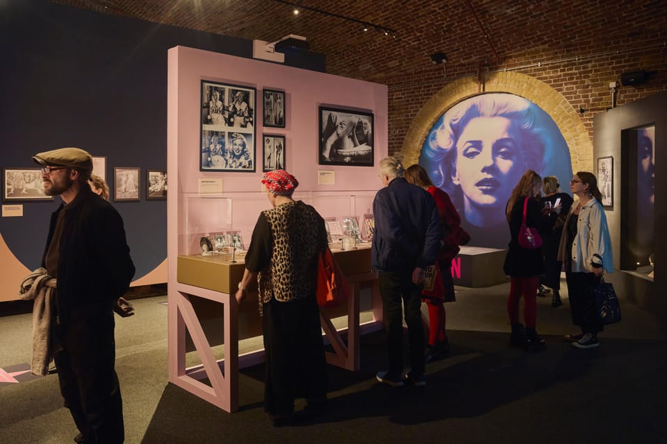 London: Marilyn: The Exhibition: Entrance Ticket - Marilyn as a businesswoman—and a force behind equality
