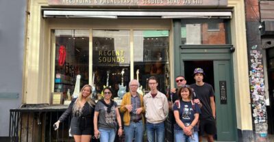 London: Music walking tour of Soho - Dominion Theatre start: easy to find, good energy