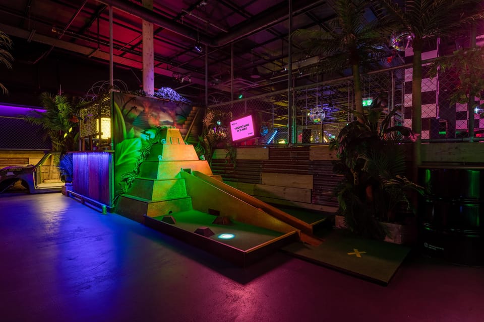 London: Shoreditch Junkyard Golf Tickets for 9 or 18 Holes - Four courses, four atmospheres: what each one is really like