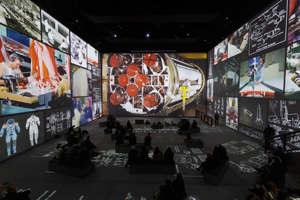 London: The Moonwalkers: A Journey with Tom Hanks Exhibition - Seats, comfort, and small-group reality checks