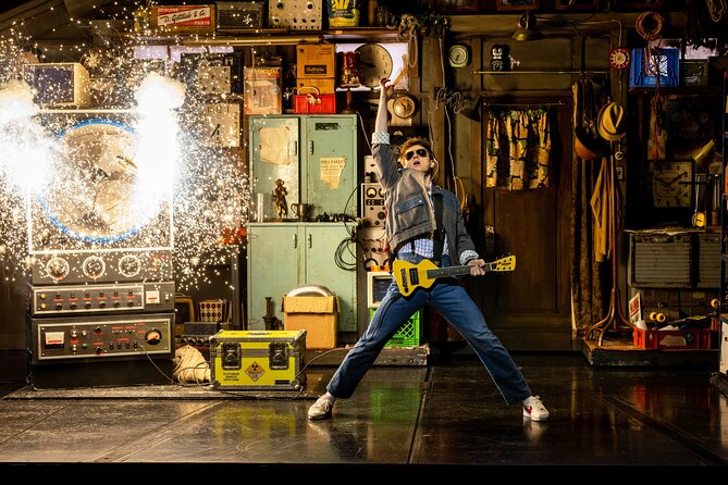 London Theatre: Back To The Future The Musical - Big Effects: Flashing Lights, Smoke, and Pyrotechnics