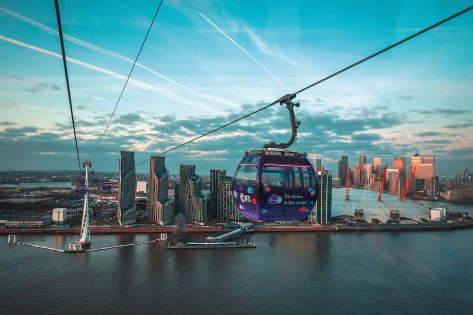 London: Uber Boat Return River Ticket + IFS Cloud Cable Car - Two Views of London in One Day: Boat First, Then Cable Car