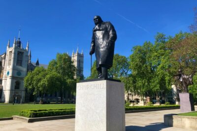 London: Winston Churchill and London in WWII Walking Tour - Where you meet: Westminster Station Exit 2 and the orange sign