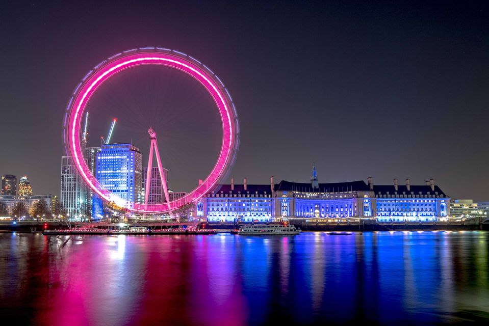 Night Photography Tour in London - Walking the Thames: reflections, double-decker buses, and moving light
