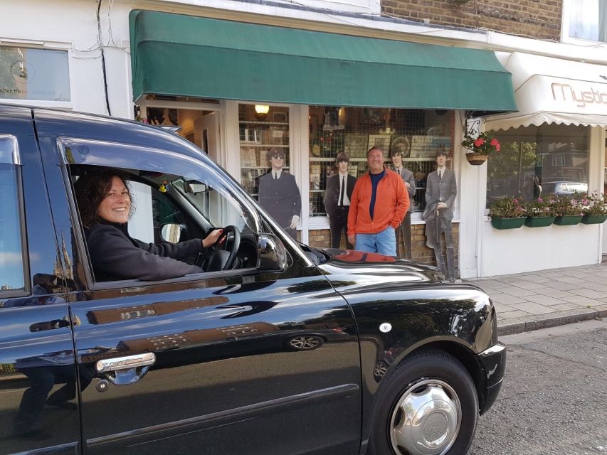 Rock ‘n Roll London Tour By London Taxi - Guide energy is the difference: Steve, Mick, Andrew, and Jason
