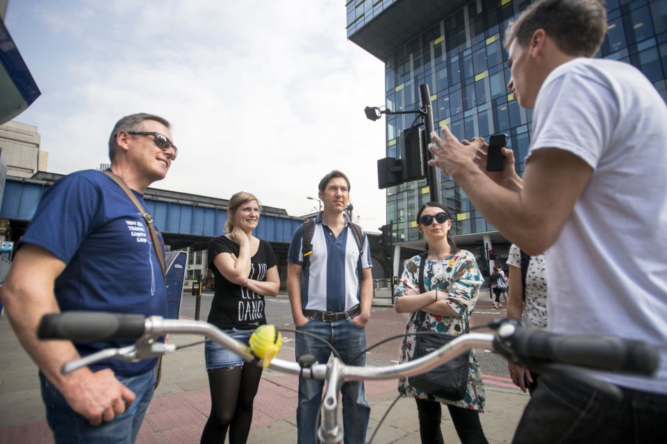 Secrets of London Bike Tour: Thames, Tower Bridge & Market - The stories the guide brings: plague years, fires, and writers
