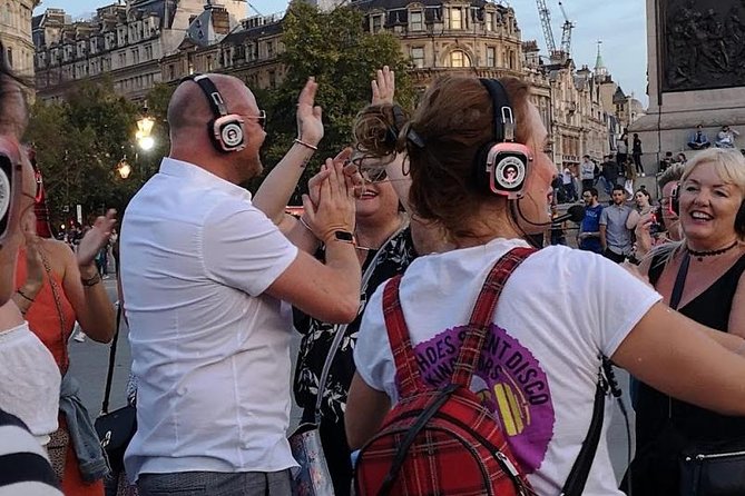 Silent Disco Walking Tours West End Boogie Shoes - Price and Value: About $40 for Headphones and an Guided Party Hour