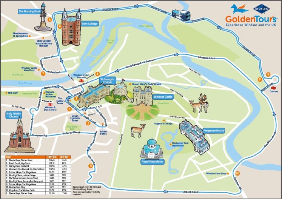 Windsor: Golden Tours Open Top Hop-on Hop-off Bus Tour - Quick take: what stands out